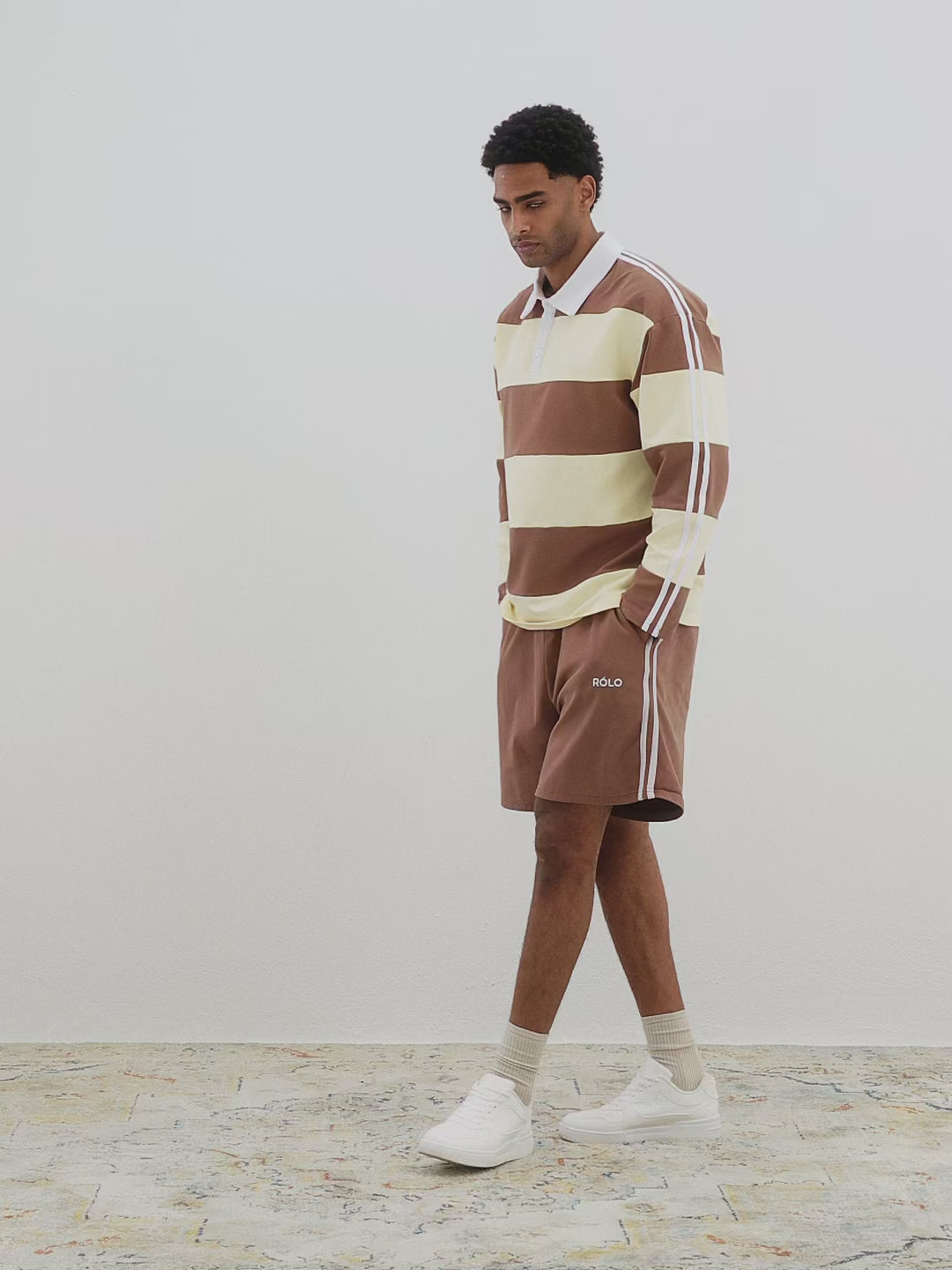 Relaxed Fit Shorts - Mocha Brown