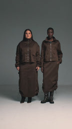 Women’s Cargo Skirt - Brown