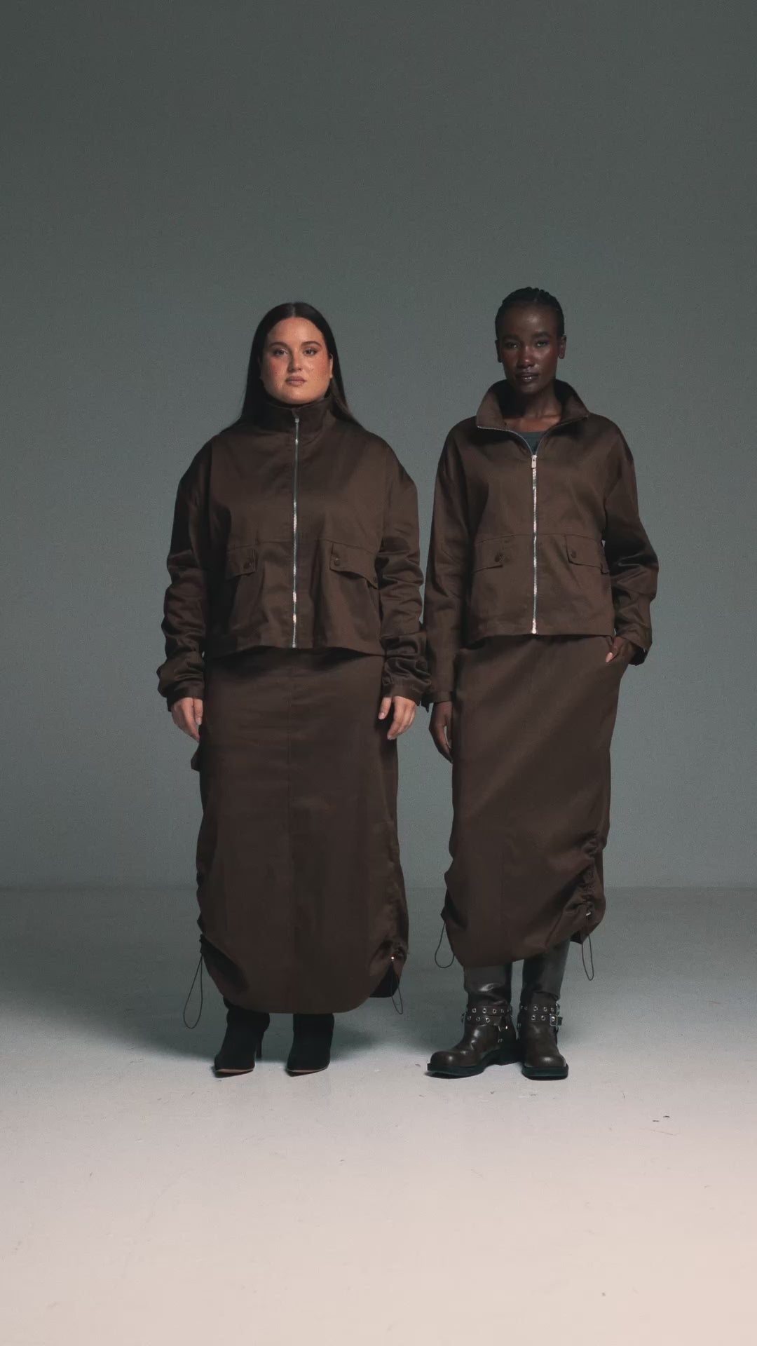 Women’s Cargo Skirt - Brown
