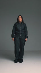 Women’s Dark Wash Denim Shirt
