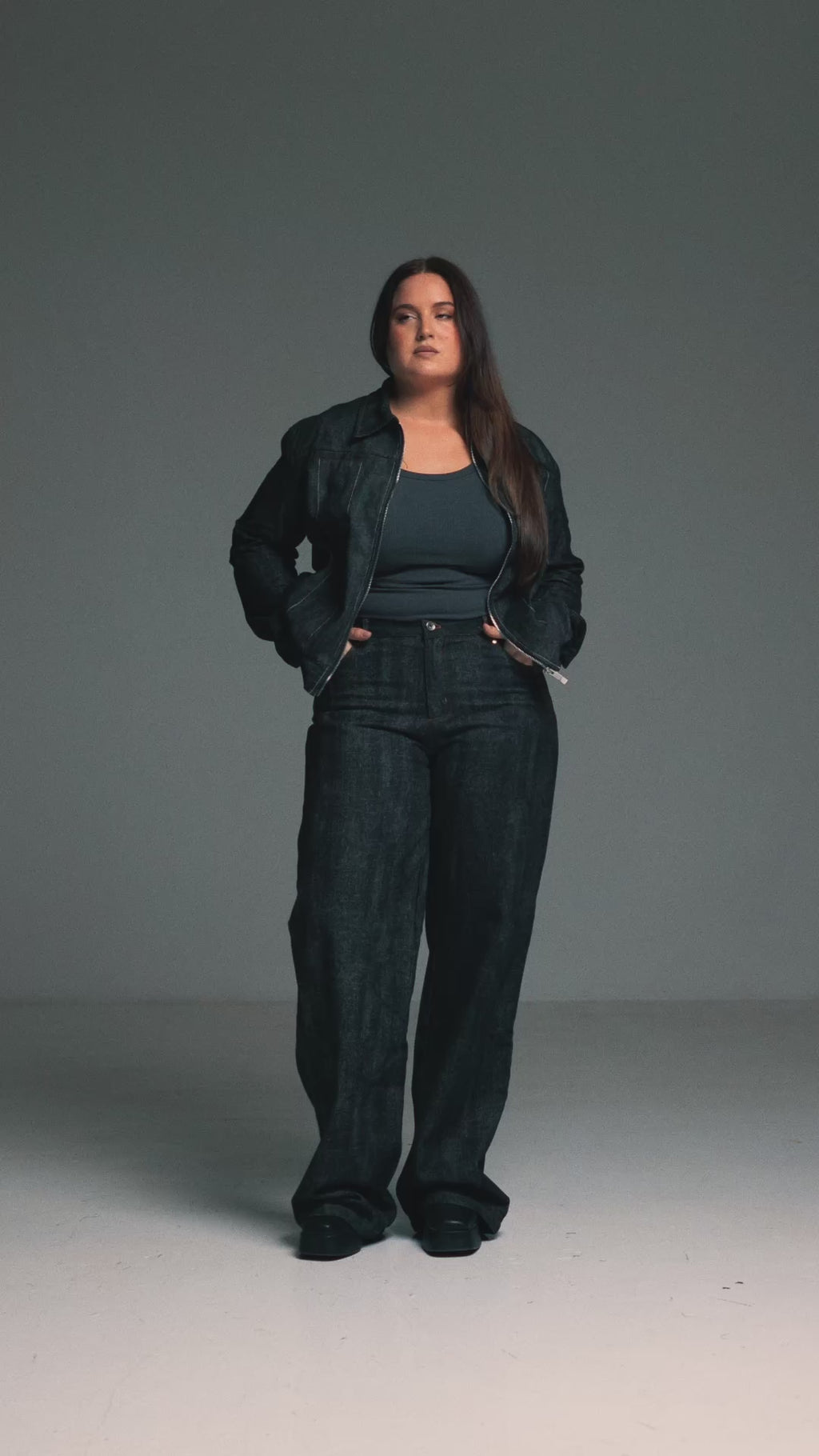 Dark Wash Unisex Jeans