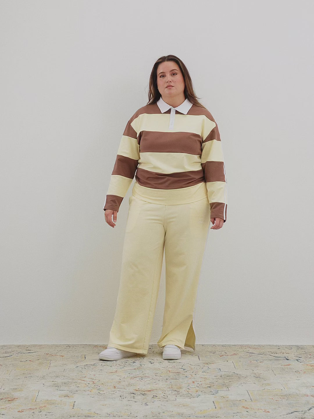 Relaxed Track Pants - Yellow